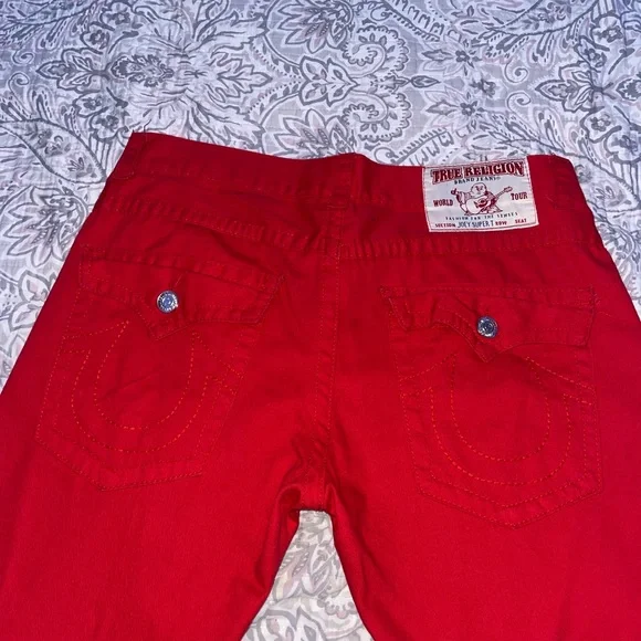 Red True Religion Joey/Flare Mens Super T